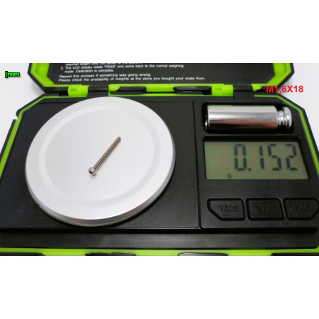 M1,6x18 śruba imbusowa din 912 iso 4762 tytanowa śruby tytanowe grade 5