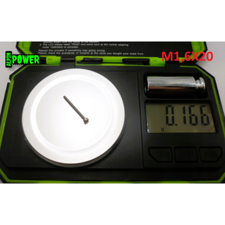 M1,6x20 śruba imbusowa din 912 iso 4762 tytanowa śruby tytanowe grade 5