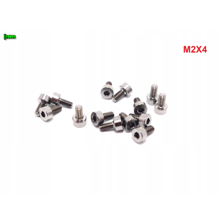 M2x4 śruba imbusowa din 912 iso 4762 tytanowa śruby tytanowe grade 5
