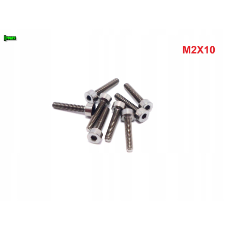 M2x10 śruba imbusowa din 912 iso 4762 tytanowa śruby tytanowe grade 5