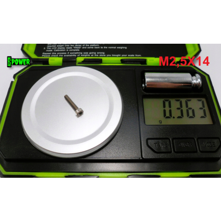 M2,5x14 śruba tytanowa imbusowa din 912 iso 4762 śruby tytanowe grade 5