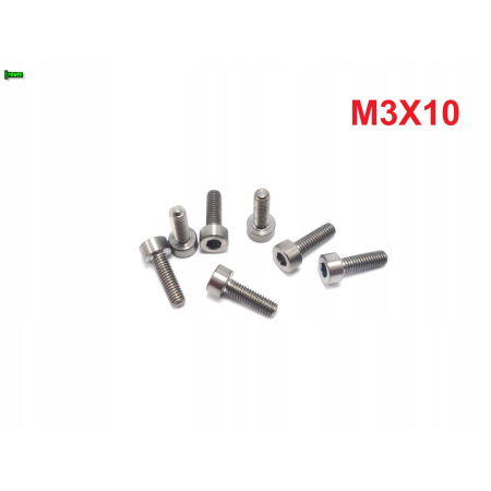 M3x10 śruba imbusowa din 912 iso 4762 tytanowa śruby tytanowe grade 5