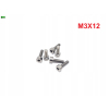 M3x12 śruba imbusowa din 912 iso 4762 tytanowa śruby tytanowe grade 5