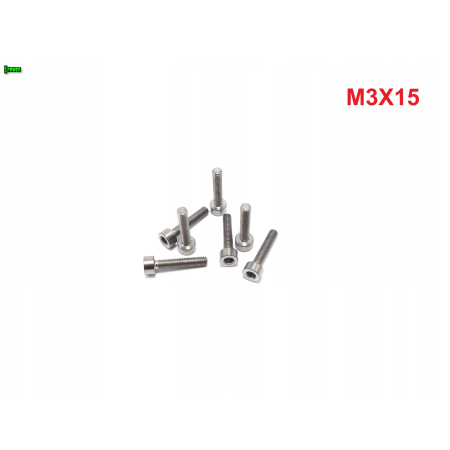 M3x15 śruba imbusowa din 912 iso 4762 tytanowa śruby tytanowe grade 5