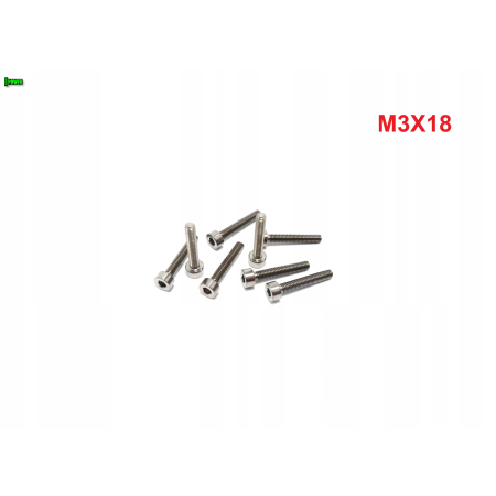 M3x18 śruba tytanowa imbusowa din 912 iso 4762 śruby tytanowe grade 5