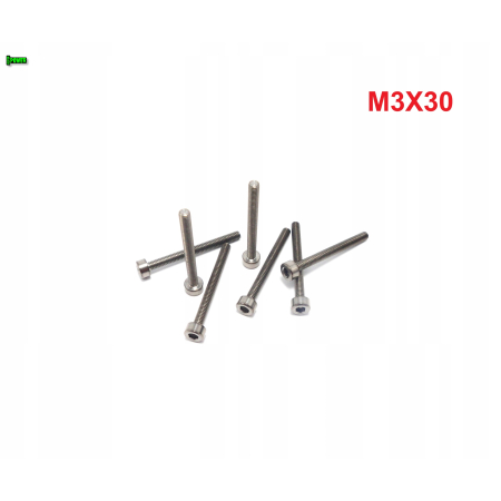 M3x30 śruba imbusowa din 912 iso 4762 tytanowa śruby tytanowe grade 5