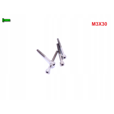 M3x30 śruba imbusowa din 912 iso 4762 tytanowa śruby tytanowe grade 5