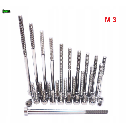 M3x40 śruba imbusowa din 912 iso 4762 tytanowa śruby tytanowe grade 5