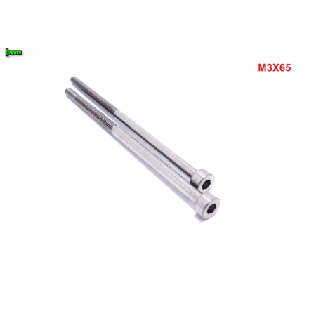 M3x65 tytanowa śruba imbusowa din 912 iso 4762 śruby tytanowe m3 grade 5