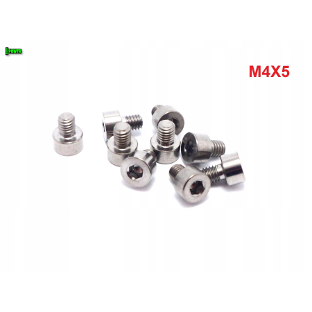 M4x5 śruba tytanowa imbusowa din 912 iso 4762 śruby tytanowe m4 grade 5
