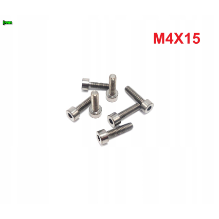 M4x15 śruba imbusowa din 912 iso 4762 tytanowa śruby tytanowe grade 5