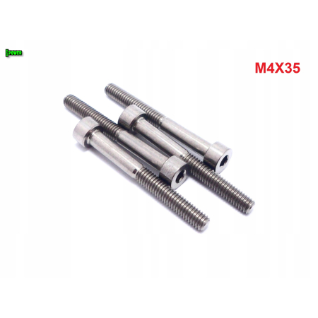 M4x35 śruba imbusowa din 912 iso 4762 tytanowa śruby tytanowe grade 5