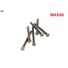 M4x40 śruba imbusowa din 912 iso 4762 tytanowa śruby tytanowe grade 5