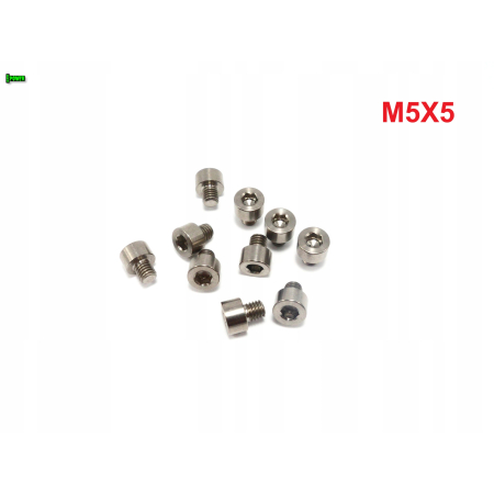 M5x5 śruba tytanowa imbusowa din 912 iso 4762 śruby tytanowe grade 5