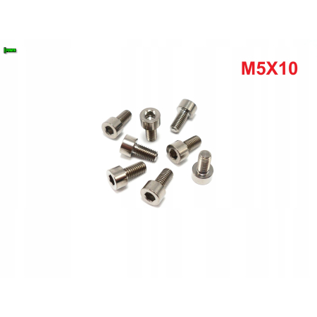 M5x10 śruba imbusowa din 912 iso 4762 tytanowa śruby tytanowe grade 5