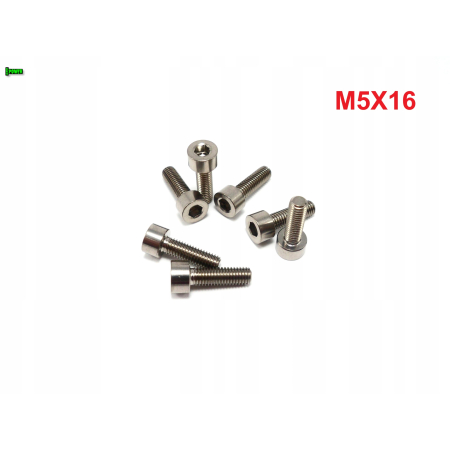 M5x16 śruba imbusowa din 912 iso 4762 tytanowa śruby tytanowe grade 5