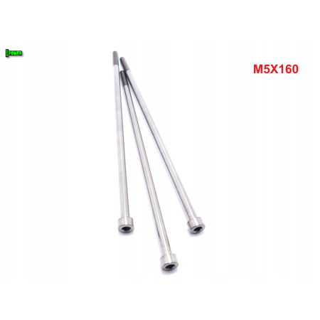 M5x160 tytanowa śruba imbusowa din 912 iso 4762 śruby tytanowe m5 grade 5