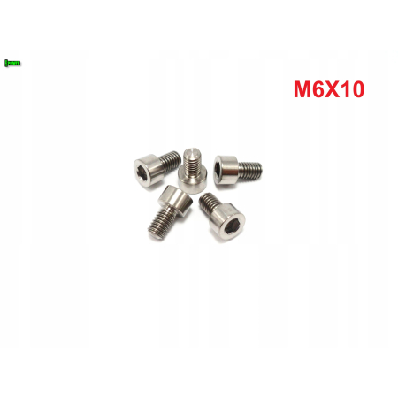 M6x10 śruba imbusowa din 912 iso 4762 tytanowa śruby tytanowe grade 5