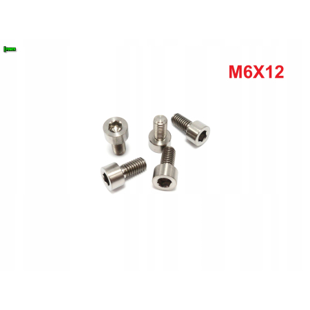 M6x12 śruba imbusowa din 912 iso 4762 tytanowa śruby tytanowe grade 5