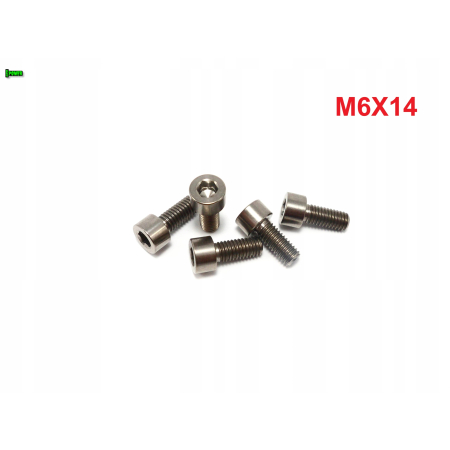 M6x14 śruba tytanowa imbusowa din 912 iso 4762 śruby tytanowe grade 5