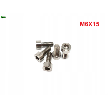 M6x15 śruba imbusowa din 912 iso 4762 tytanowa śruby tytanowe grade 5