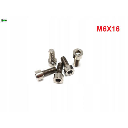 M6x16 śruba imbusowa din 912 iso 4762 tytanowa śruby tytanowe grade 5