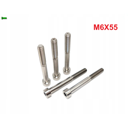 M6x55 śruba tytanowa imbusowa din 912 iso 4762 śruby tytanowe grade 5