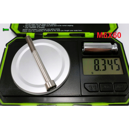 M6x60 śruba tytanowa imbusowa din 912 iso 4762 śruby tytanowe grade 5