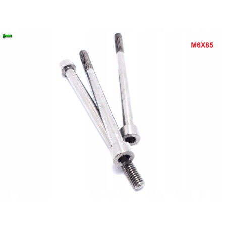 M6x85 tytanowa śruba imbusowa din 912 iso 4762 śruby tytanowe m6 grade 5