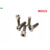 M8x25 śruba imbusowa din 912 iso 4762 tytanowa śruby tytanowe grade 5