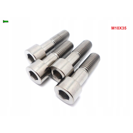 M10x35 śruba imbusowa din 912 iso 4762 tytanowa śruby tytanowe grade 5