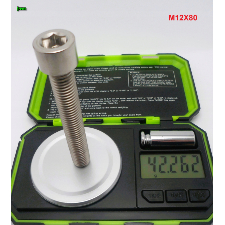 M12x80 tytanowa śruba imbusowa din 912 iso 4762 śruby tytanowe m12 grade 5