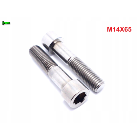 M14x65 tytanowa śruba imbusowa din 912 iso 4762 śruby tytanowe m14 grade 5