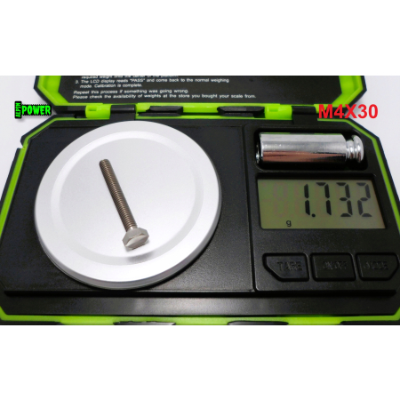 M4x30 śruba tytanowa sześcokątna din 933 tytan grade 5 śruby tytanowe gr 5