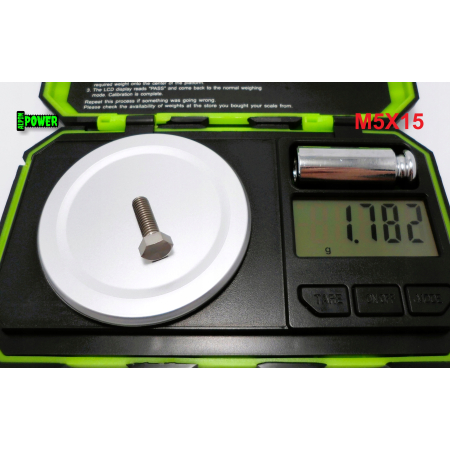 M5x15 śruba tytanowa sześcokątna din 933 tytan grade 5 śruby tytanowe gr 5