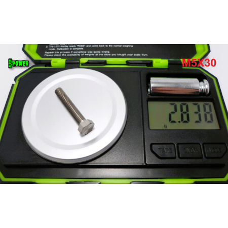 M5x30 śruba tytanowa sześcokątna din 933 tytan grade 5 śruby tytanowe gr 5