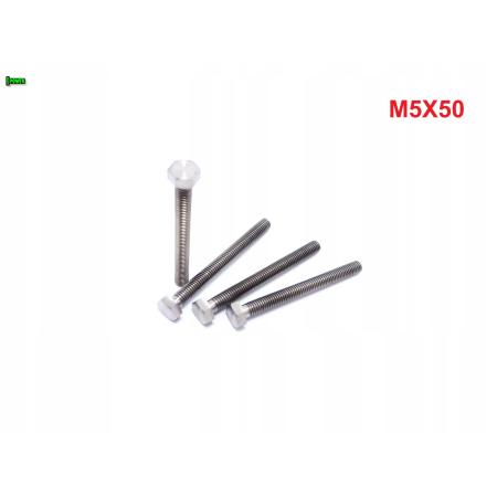 M5x50 śruba tytanowa sześcokątna din 933 tytan grade 5 śruby tytanowe gr 5