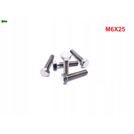 M6x25 śruba tytanowa sześciokątna din 933 iso 4017 śruby tytanowe grade 5