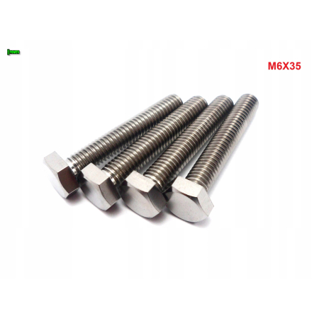 M6x35 śruba tytanowa sześciokątna din 933 iso 4017 śruby tytanowe grade 5