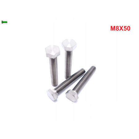 M8x50 śruba tytanowa sześciokątna din 933 iso 4017 śruby tytanowe grade 5