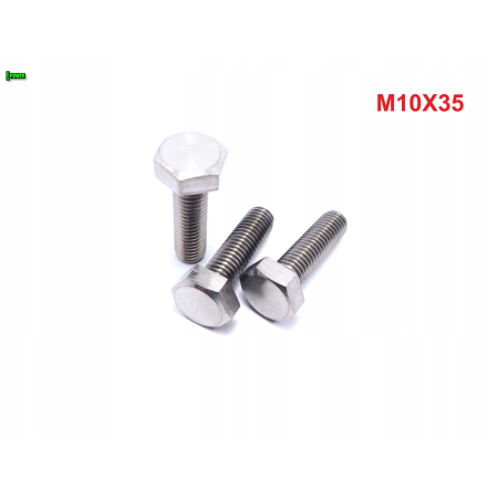 M10x35 śruba tytanowa sześciokątna din 933 iso 4017 śruby tytanowe grade 5