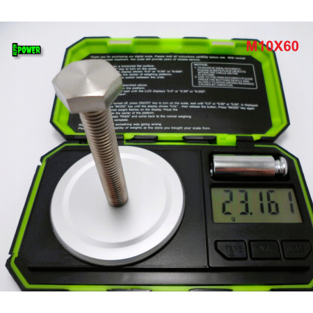 M10x60 śruba tytanowa sześcokątna din 933 tytan grade 5 śruby tytanowe gr 5