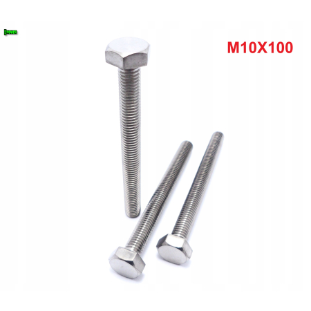 M10x100 śruba tytanowa sześciokątna din 933 iso 4017 śruby tytanowe grade 5