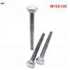 M10x105 śruba tytanowa sześciokątna din 933 iso 4017 śruby tytanowe grade 5