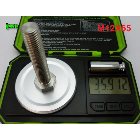 M12x65 śruba tytanowa sześciokątna din 933 iso 4017 śruby tytanowe grade 5