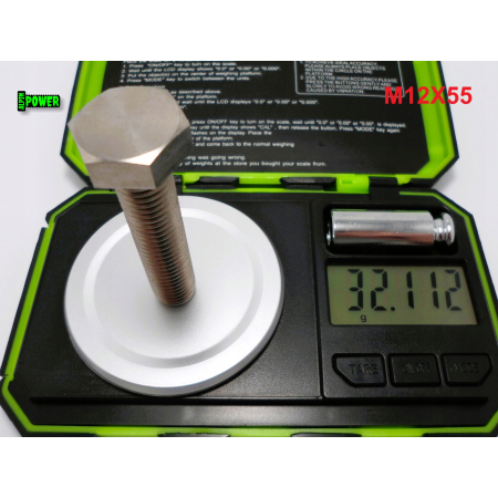 M12x55 śruba tytanowa sześcokątna din 933 tytan grade 5 śruby tytanowe gr 5