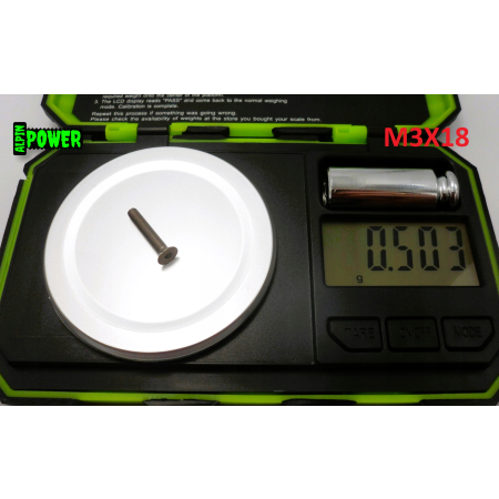 M3x18 śruba imbusowa din 7991 tytanowa tytan gr5 śruby tytanowe grade 5