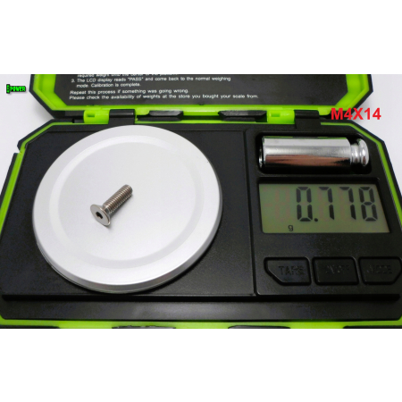 M4x14 tytanowa śruba gr5 imbusowa din 7991 śruby tytanowe m4 tytan grade 5