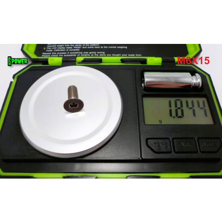 M6x15 śruba tytanowa gr5 imbusowa din 7991 tytan gr5 śruby tytanowe grade 5