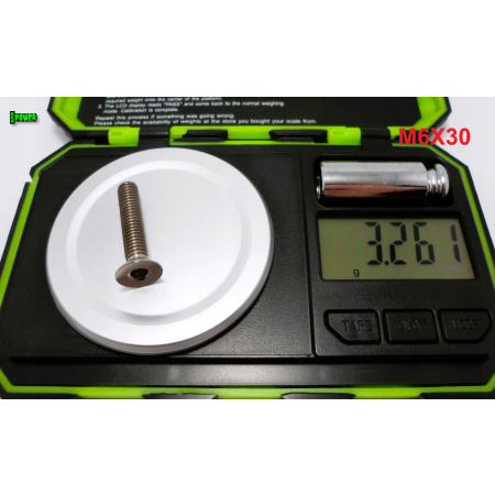 M6x30 śruba tytanowa gr5 imbusowa din 7991 tytan gr5 śruby tytanowe grade 5